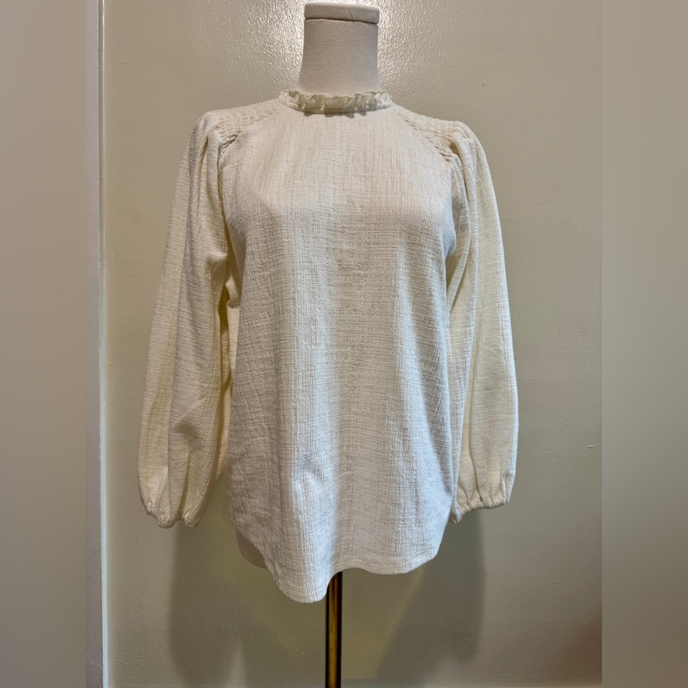 Current Air Cream Blouse